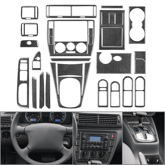 Carbon Fiber Interior Full Cover Kits for Volkswagen for Passat B5 2001-2005 2002 03