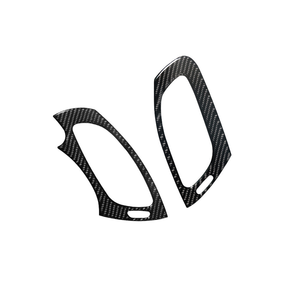 Left & Right Air Vent Frame Trim Cover Carbon Fiber for Chevy Impala 2014-2020