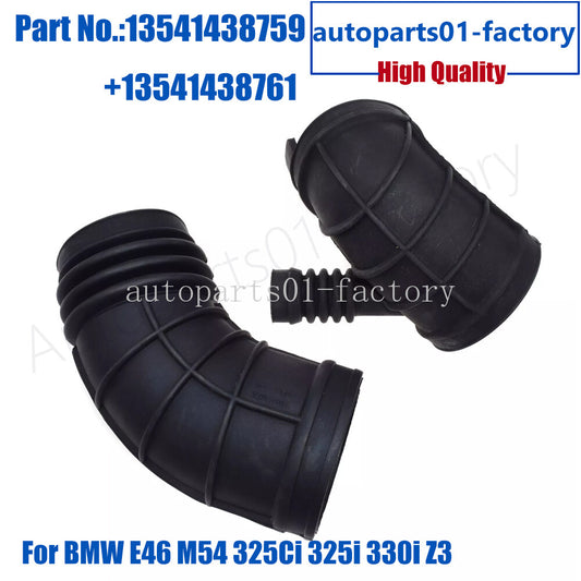 2PCS Air Intake Hoses Kit Fit for BMW 325Ci 325i 325Xi 330Ci 330i 330Xi Z3
