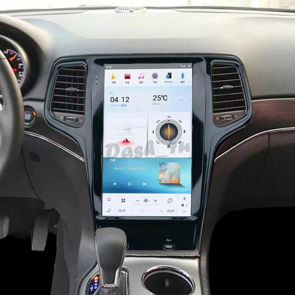 13.6 Android for Tesla Vertical Screen GPS Radio for Jeep Grand Cherokee 2011-2013