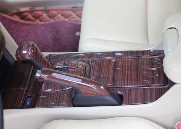 Wood Grain Console Gear Shift Frame Trim Cover for Honda Accord Crosstour 08-13