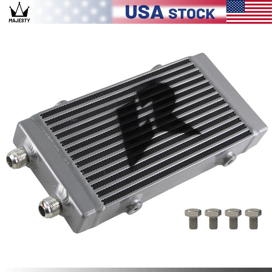 Universal Dual Pass Bar  Plate Oil Cooler Small Core:9.5x5.5x1.58 AN10 SL