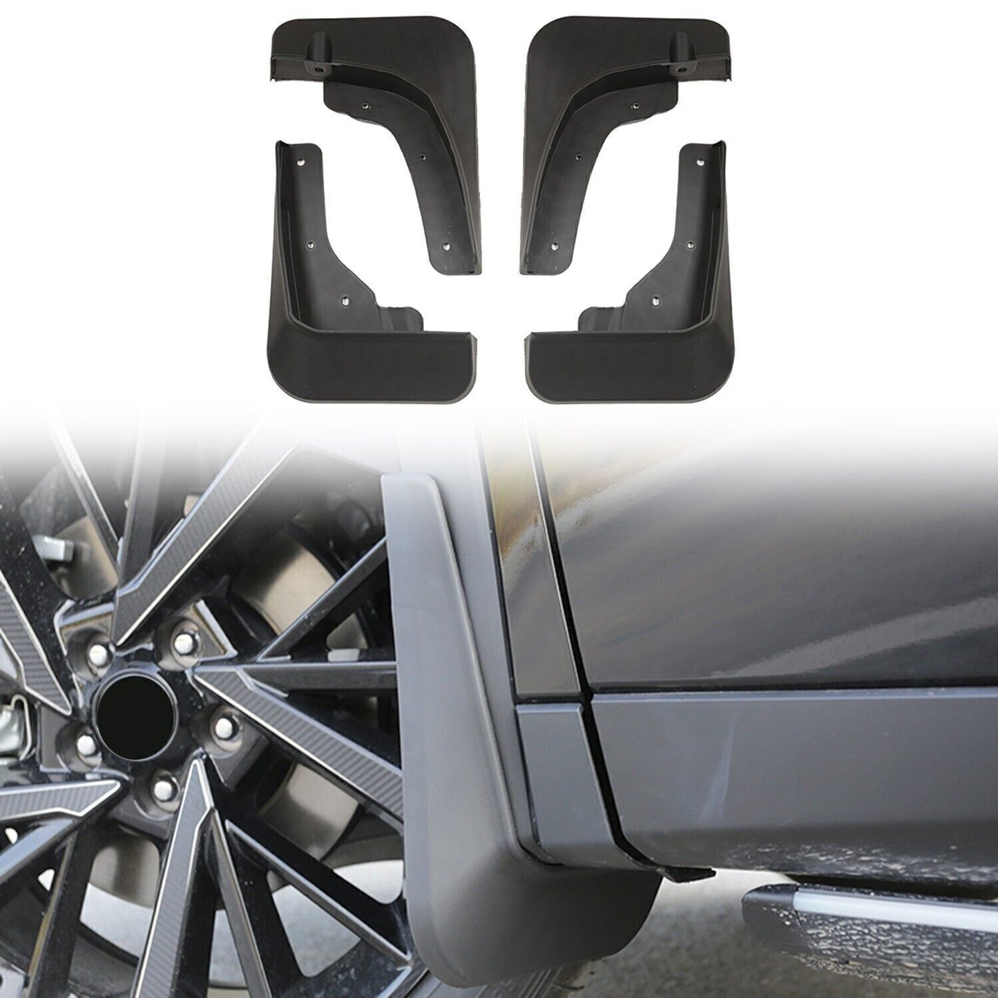 Car Splash Mud Flaps Mud Guard Cover Unpained for Mitsubishi Outlander 2023 2022