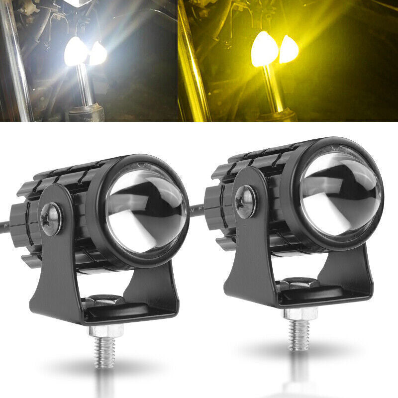 2 for Mini LED Work Light Bar Fog Driving Lamp Spot Pods Car SUV ATV Yellow White