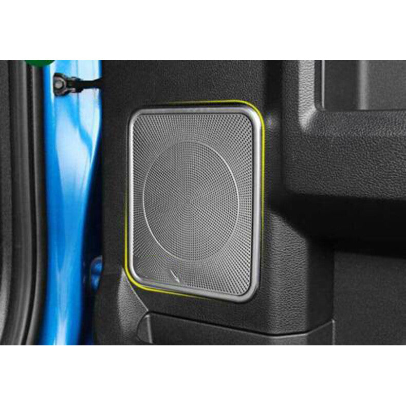 for Ford F150 F-150 2015-2020Silver Car Inner Door Speaker Horn Frame Cover Trim