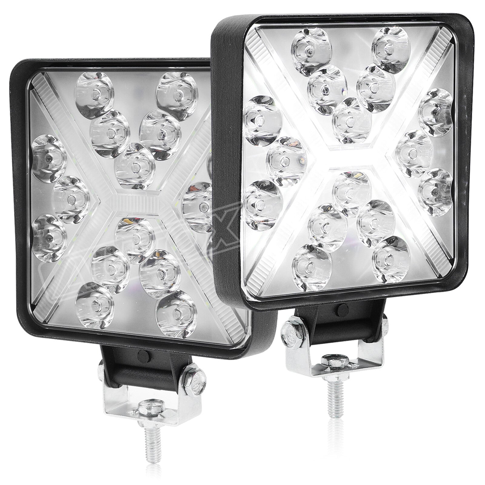 Pair 4 Inch Super Bright LED Work Light Bar Car Offroad Lights Car Reverse Light