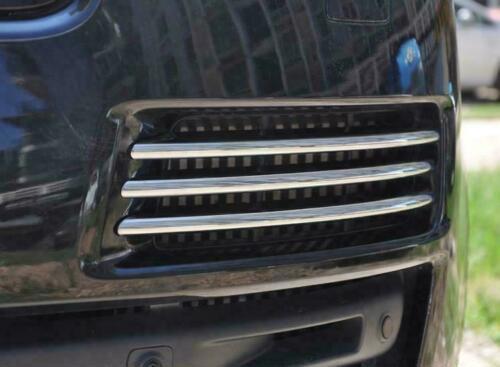 6P Chrome Front Bumper Fog Grille Vent Strip Trim for Range Rover L405 2013-2016