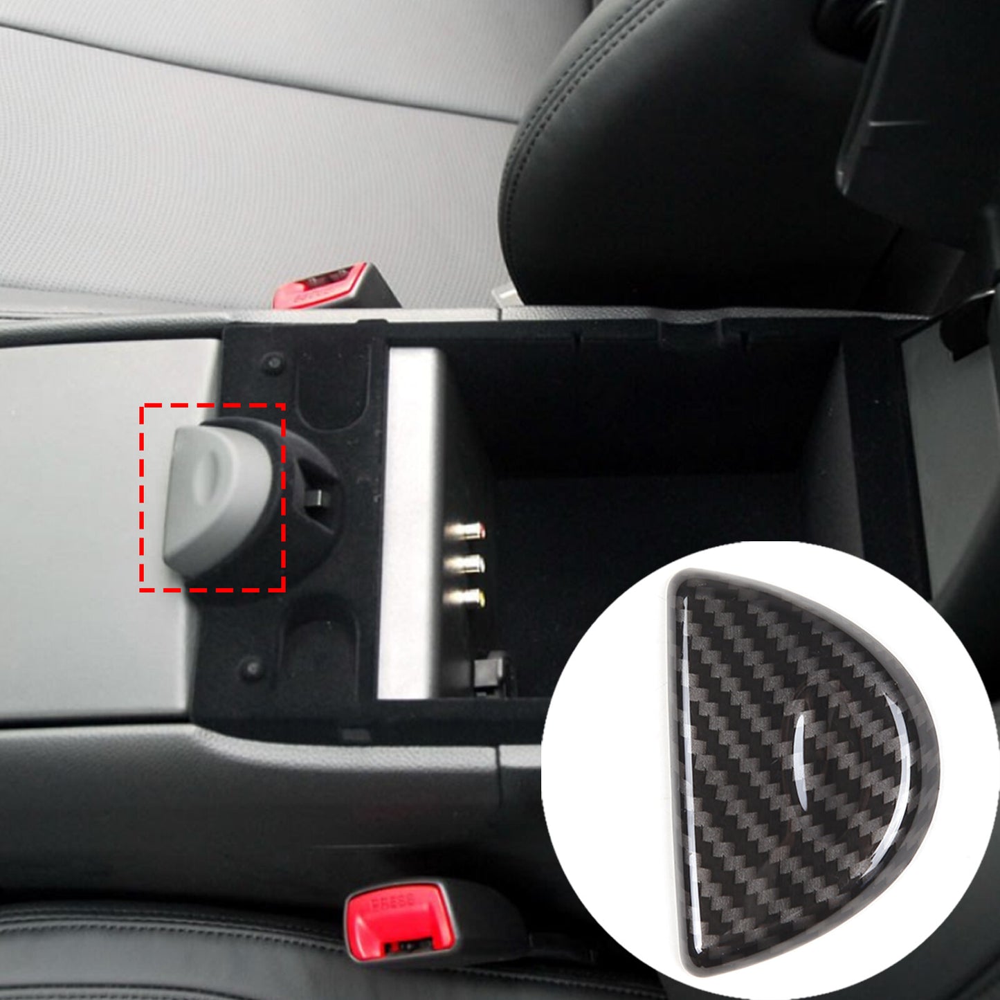 2-Piece Matte Black Rearview Mirror Cap Trim for Mercedes-Benz C W205 E W213 GLC X253 S W222
