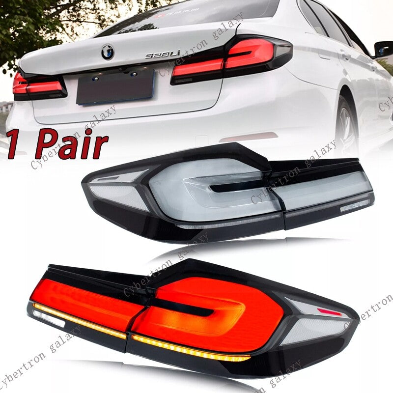 Pair LED Tail Lights for BMW G38 G30 M5 F90 2017-2020 Sequential Rear Lamps