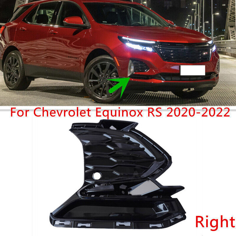 Right Front Bumper Fog Light Lamp Cover Bezel for Chevrolet Equinox RS 2020-2022