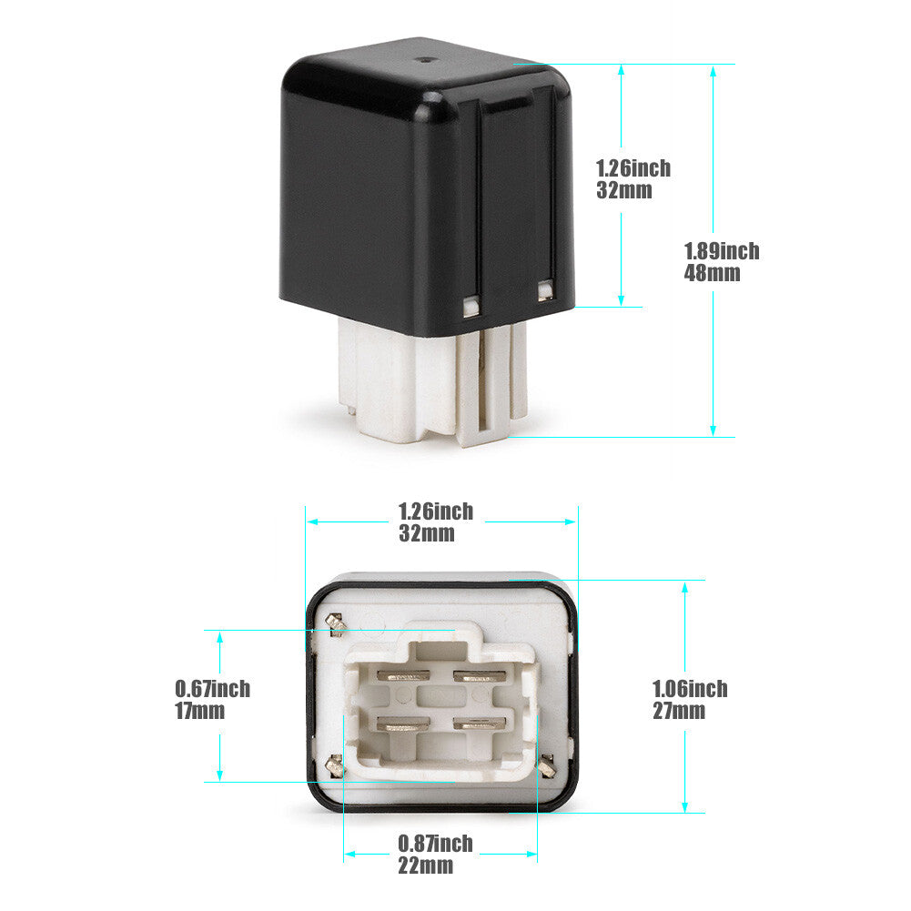 2 Headlight Dimming Switch Relays, 4-Pin, 85926-30020, for Lexus ES300 and for Toyota for Corolla .
