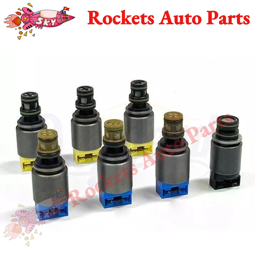 7PCS 6HP19 6HP26 6HP32 Transmission Solenoid Fit for BMW X3 X5 for AUDI A4 A6 for A8 Q7