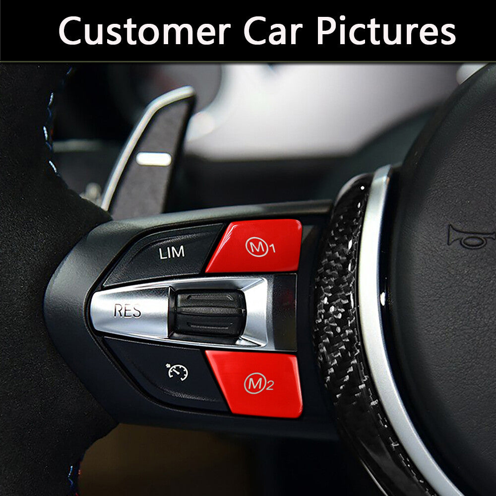 Car Steering Wheel M1 M2 Mode Button for BMW M3 M4 M5 M6 X5M X6M F10 F15 F16 F30