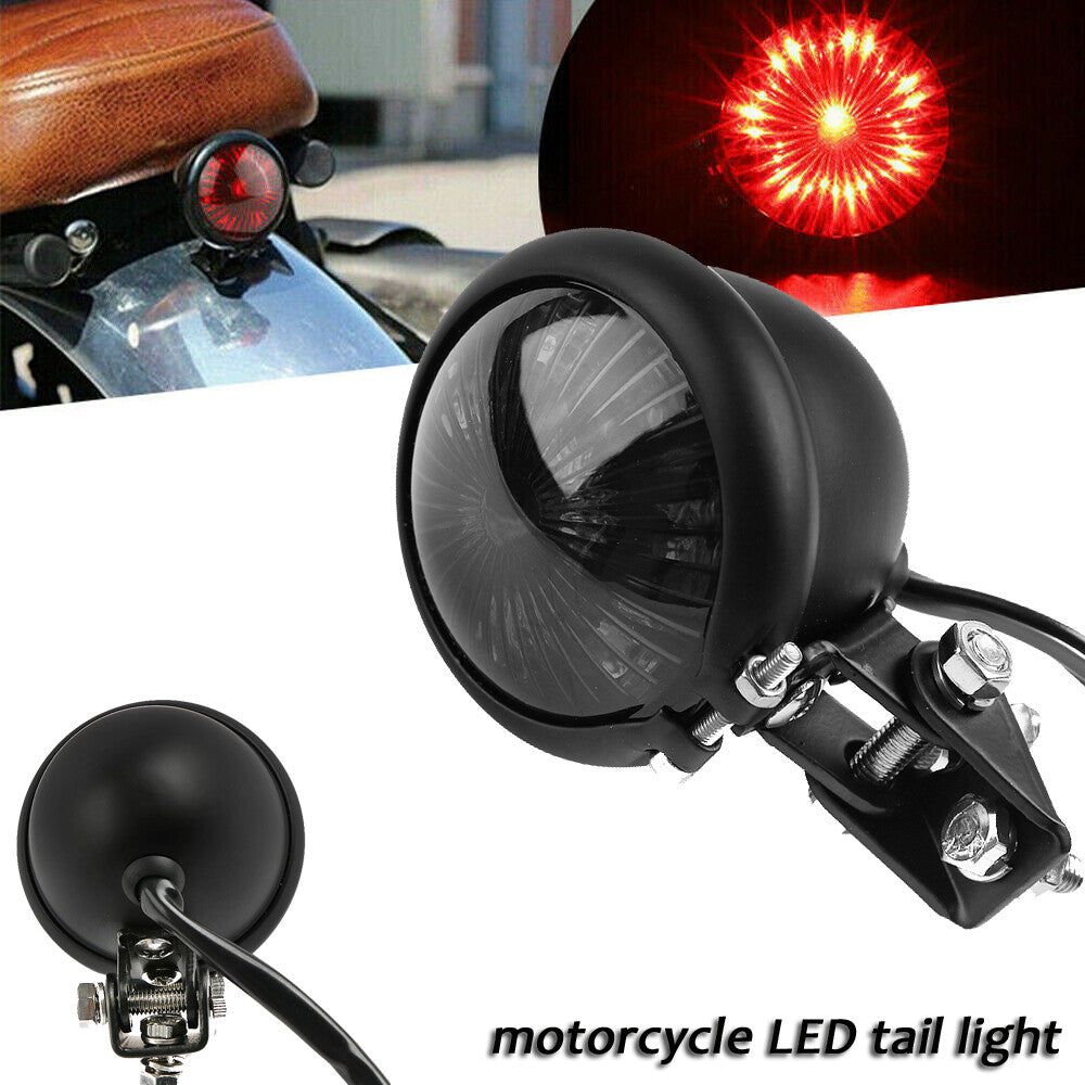 Rear Tail Light Brake Stop Lamp Lens Motorcycle for Harley Bobber Cafe LED UK