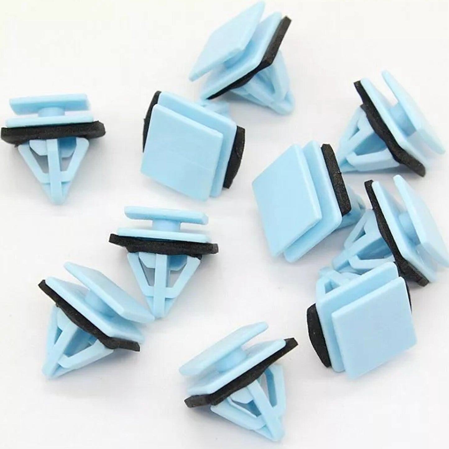 30 Pcs Blue Nylon Rocker Panel Molding Clips Sealer Fits for Hyundai 87758-3L000