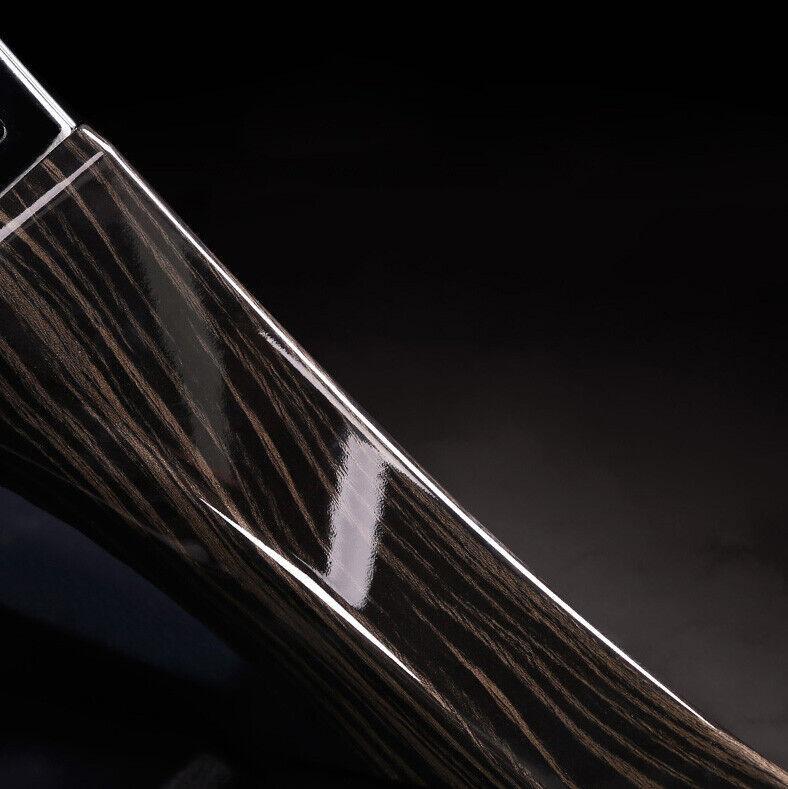 Black Wood Grain Console Gear Shift Frame Cover Trim for Toyota for Avalon 2019-2021