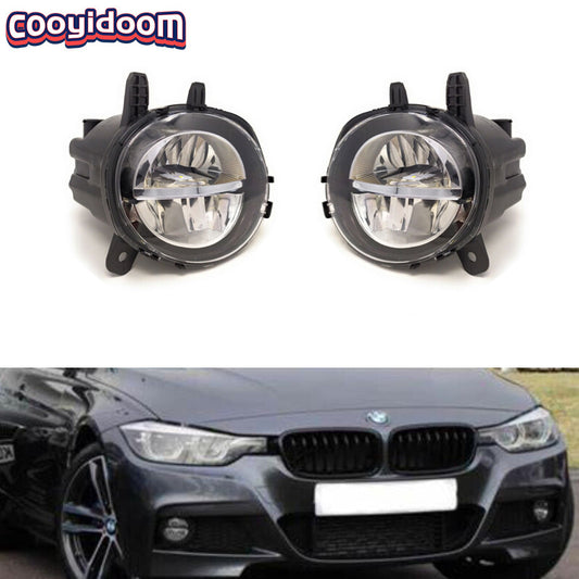 Applicable to 2012-2018 for BMW 3 Series F30 F35 LED front fog lights with bulbs (left + right -)