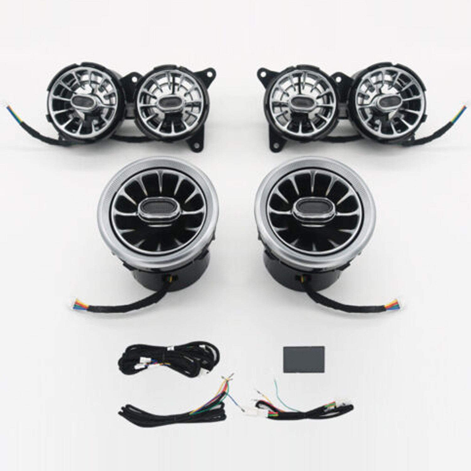Front Air Vent LED Ambient Light 7 Colors for Mercedes-Benz S W222 2014-2017