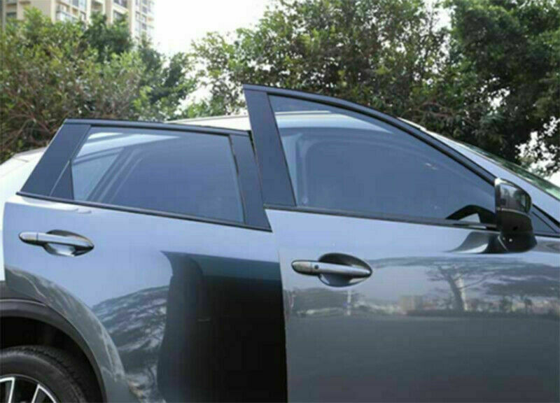 for Mazda CX-5 CX5 Black Stainless Steel Window Strips Cover Trim 12X 2018-2023