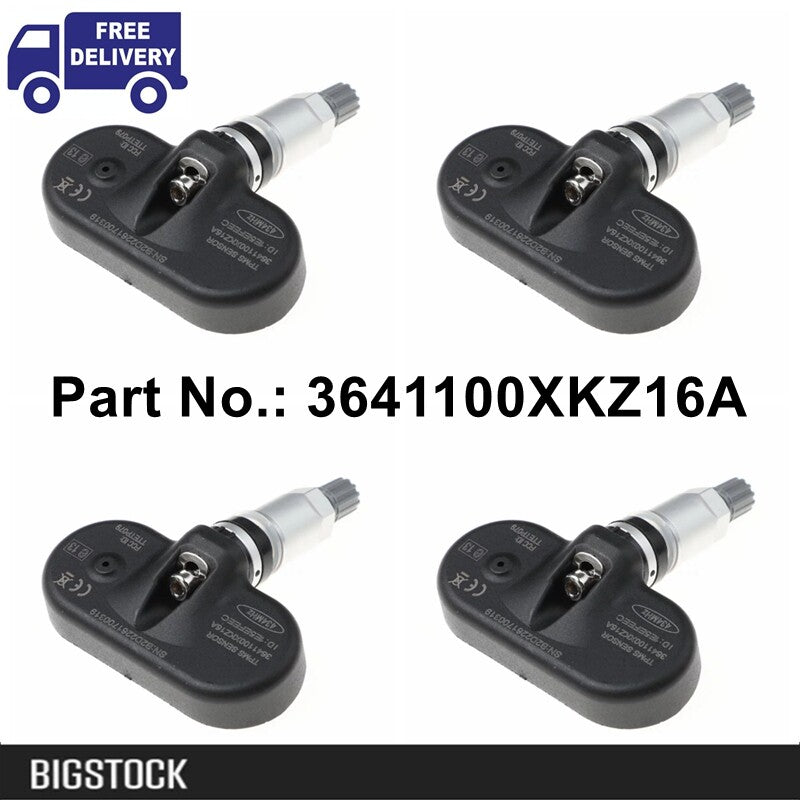 4PCS Tire Pressure Sensor 434MHZ 3641100XKZ16A TPMS Fit For Great Wall for Haval H6