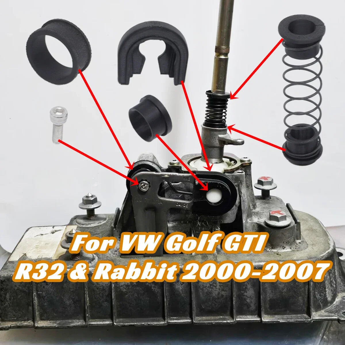 for VW for Golf for Jetta Upgrade Manual Trans Shift Lever Change Selector Linkage Bush