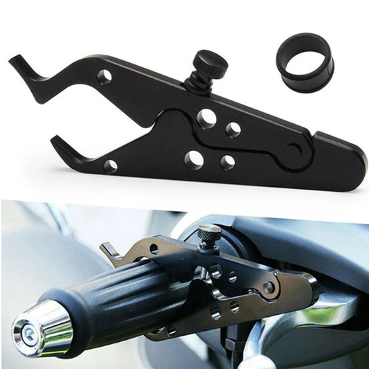 Cruise Throttle Clamp Handlebar Control Assist Tool Kit for Motorcycle Motorbike