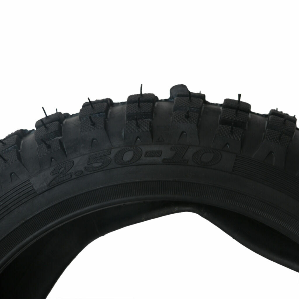 2 sets of 2.50-10 tires and tubing, 2.5-10 off-road off-road off-road off-road pit bikes CRF50 XR50 JR50 PW50 KDX