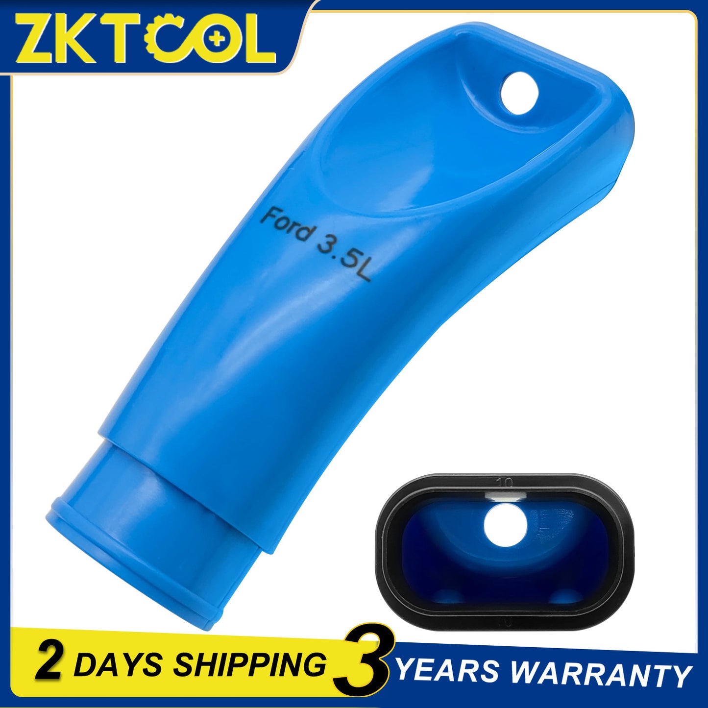 Carbon Cleaner Walnut Injector for Ford Ecoboost 3.5L Air Intake Vacuum Adapter