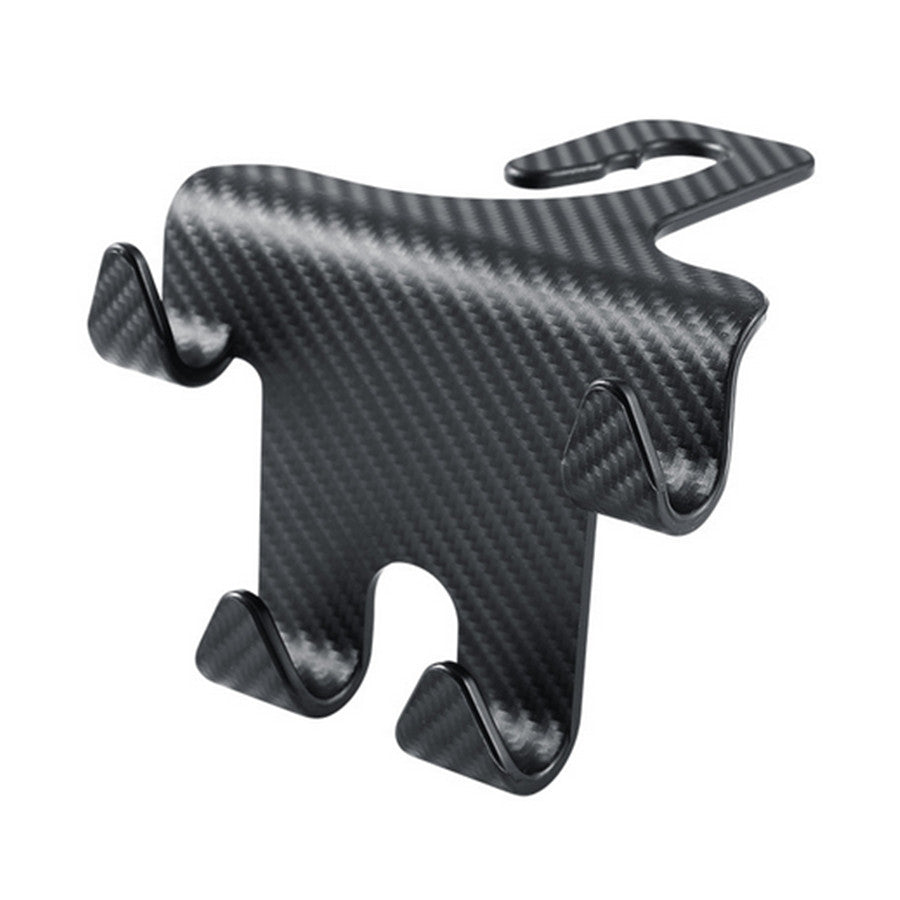 2Pcs ABS Car for Seat Headrest Hook Backseat Mobile Phone Holder Storage Bag Hanger