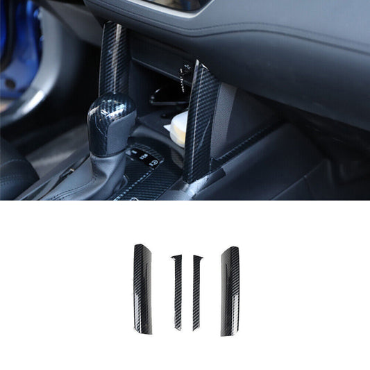 for Toyota for Corolla Cross 22-24 Carbon Fiber Control Gear Both Sides Cover Trim
