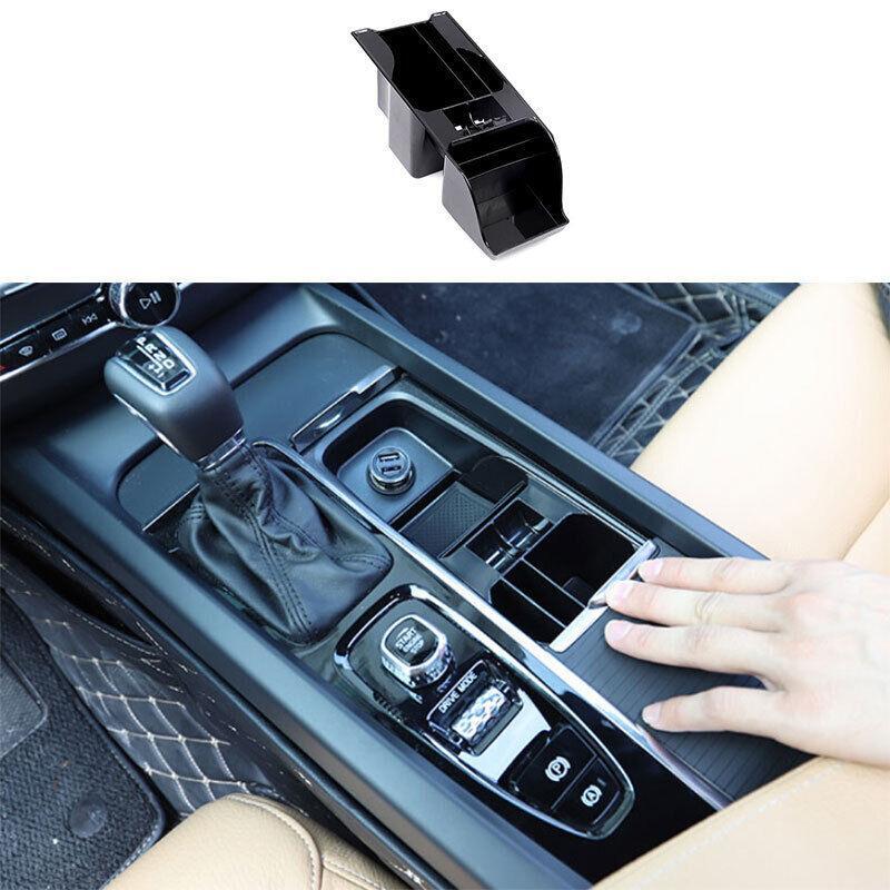 Fit for Volvo XC60 2018 2019-2023 Matte Black Central Console Storage Box Trim