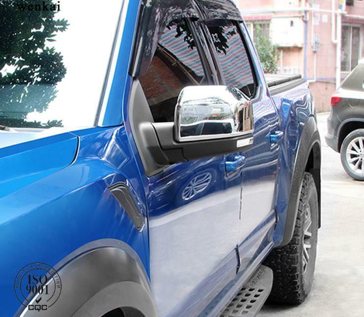 Suitable  for ford  F-150 2017 - 2020 chrome 2-piece side mirror trim cover.