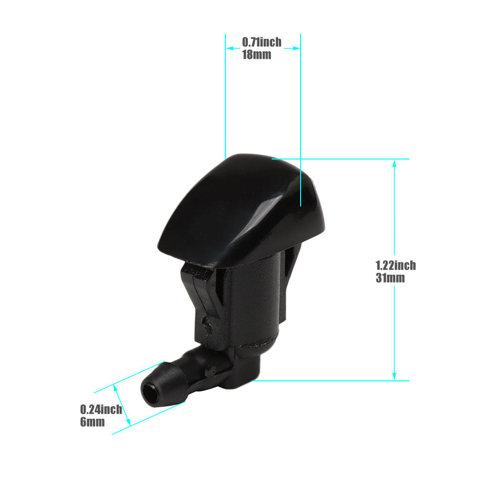 85381AE020 2x Windshield Wiper Jet Washer Nozzle Water Spray for Toyota for Sienna