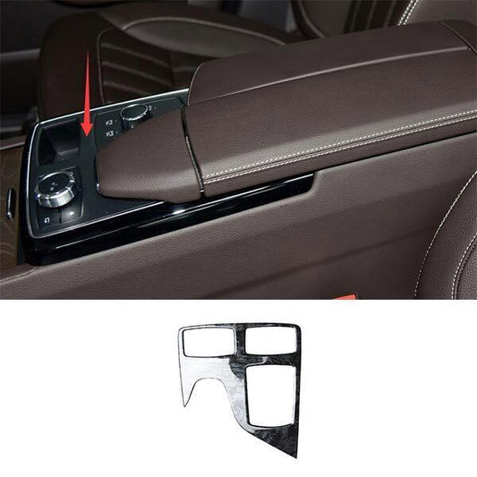 for Benz GLE GLS 16-19 Black Wood Grain Central Console Gear Shift Panel Trim 1P