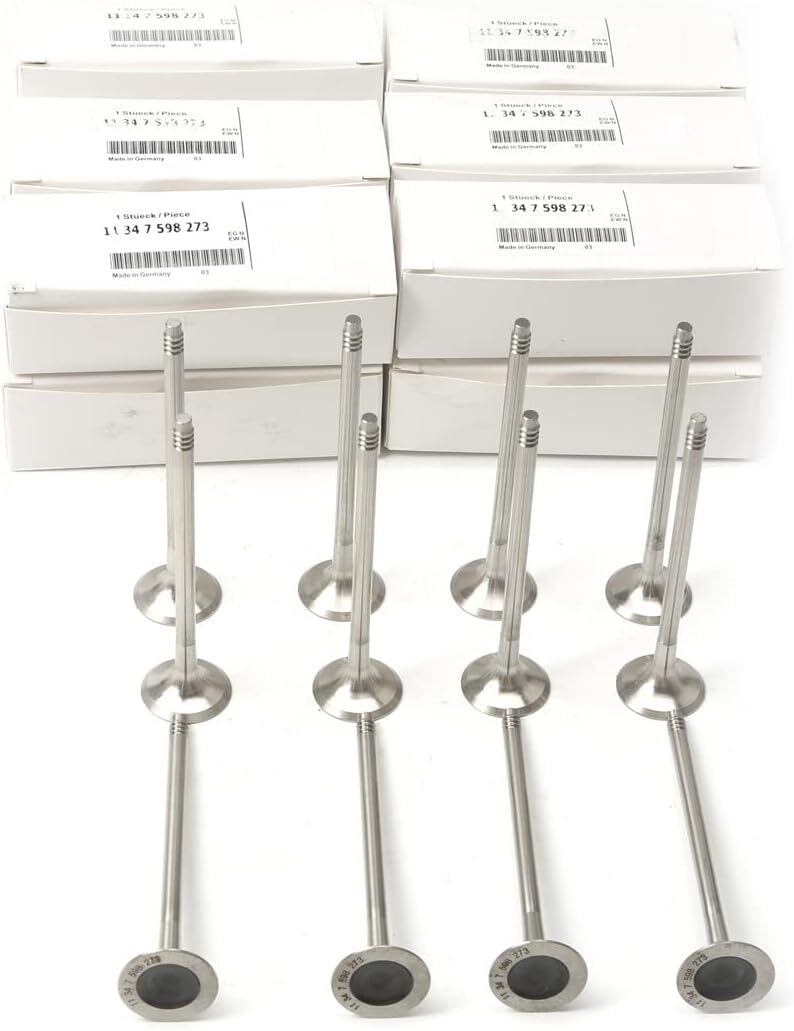 for BMW 135i 335i 640i X4 X5 12pcs Engine Exhaust Valve Kit Fit 3.0T 11347583780