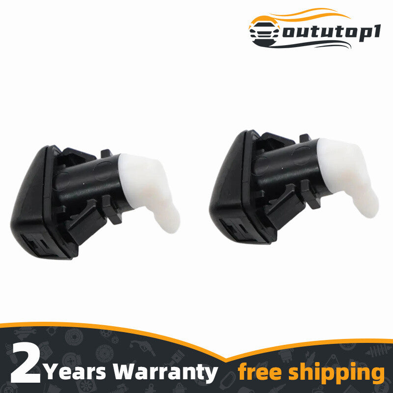 2-Pack Windshield Washer Sprayers for Jeep Cherokee 14-17 68102968AA 68102968AB
