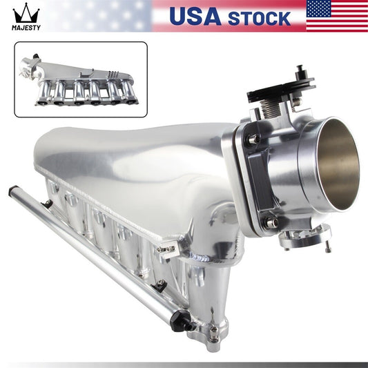 Intake Manifold Kit Throttle Body 90mm Fuel Rail For 1JZ-GTE VVTi for Toyota Crown