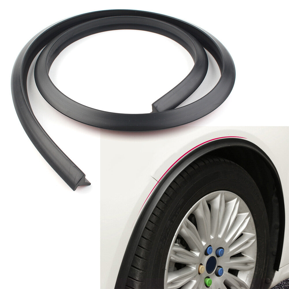 Car Fender Flare Arch Wheel Trim Protector Car Wheel Eyebrow Strip 1.5M