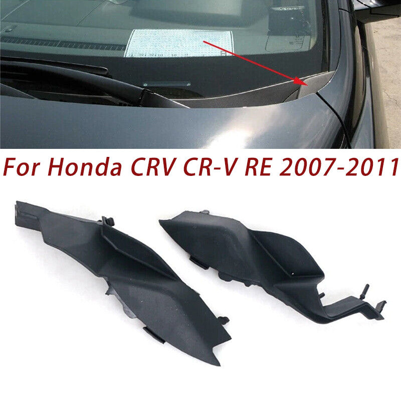 2X for Honda CRV CR-V RE 2007-2011 Front Windshield Wrap Corner Wiper Side Cover