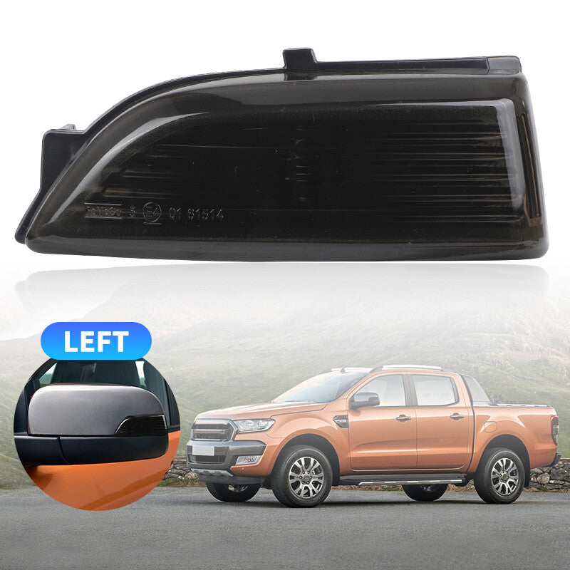 Left Side Mirror Turn Signal Light Lens for Ford Everest 15-19 Ranger T6 12-19