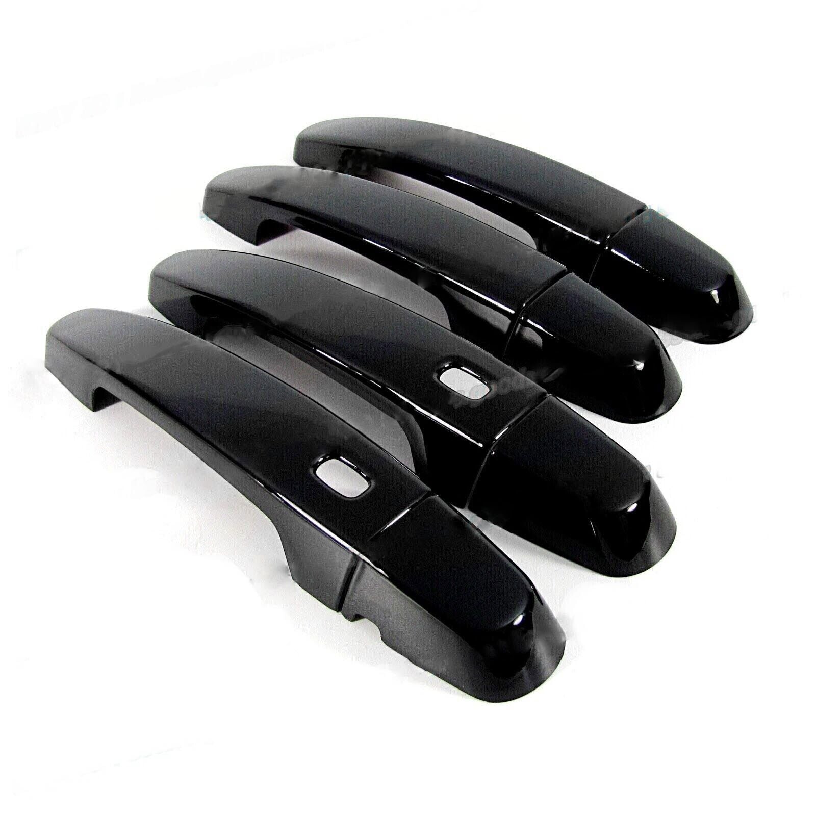 8X Glossy Black Side 2 for Smart Door Handle Cover Trim For 2019-24 for Chevrolet Malibu