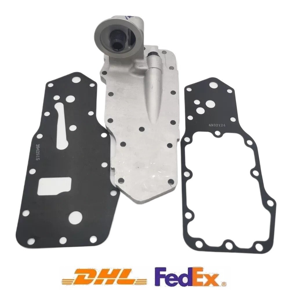Oil Filter Support Head Cooler Cover 4934218 For Engin B5.9L 6B 6BT 6BTA