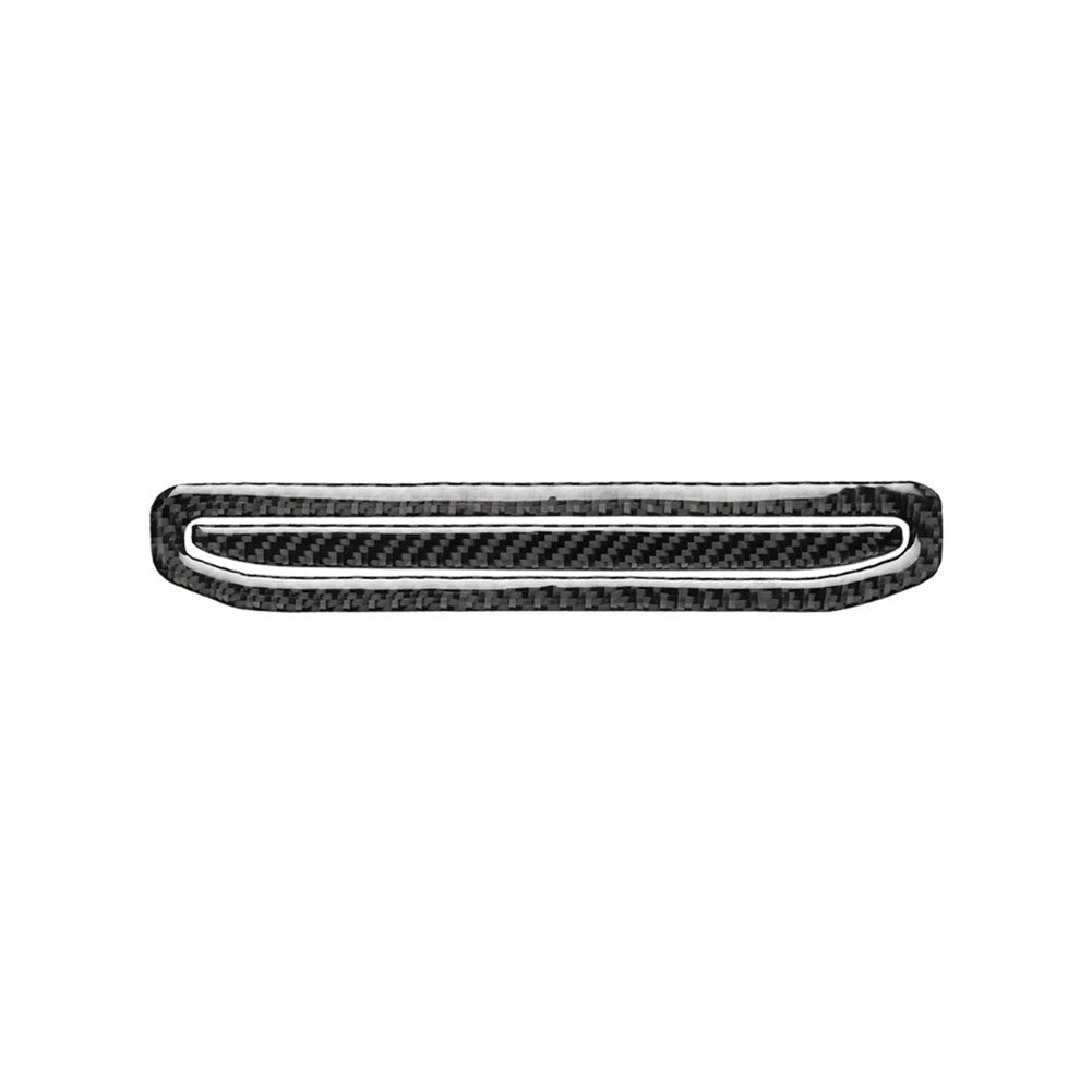 Navigation Box Panel Trim Interior Carbon Fiber Sticker for Audi Q7 2016-2019