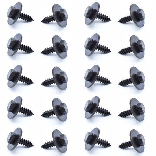20x screw body hex screw with disc for Mercedes-Benz 4 8x 19 mm
