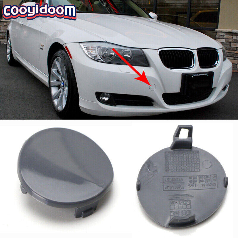 For 09-12 for BMW LCI Model 3 Series 328i 335i Sedan Front Bumper Tow Hook Cap Cover