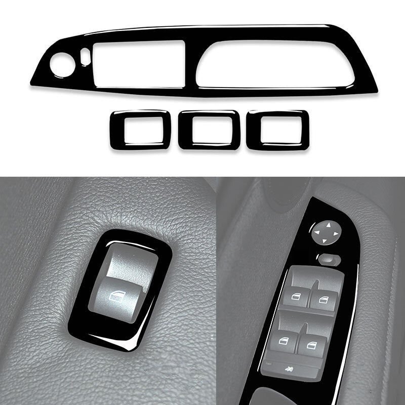 Sleek black door trim suitable for BMW X5 E70 X6 E71 2008 - 2013