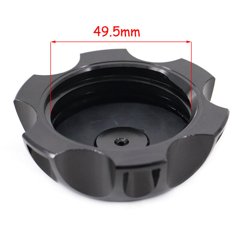 1 Fuel Gas Tank Cap Vent Air Valve Breather Tube Pit Dirt Bike Motorcycle Black
