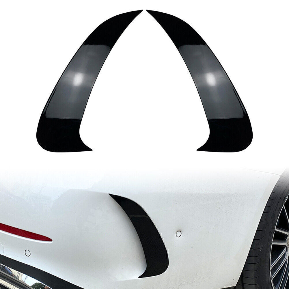 Gloss Black for Mercedes-Benz C-class W206 Rear Bumper Spoiler Canard Air Vent
