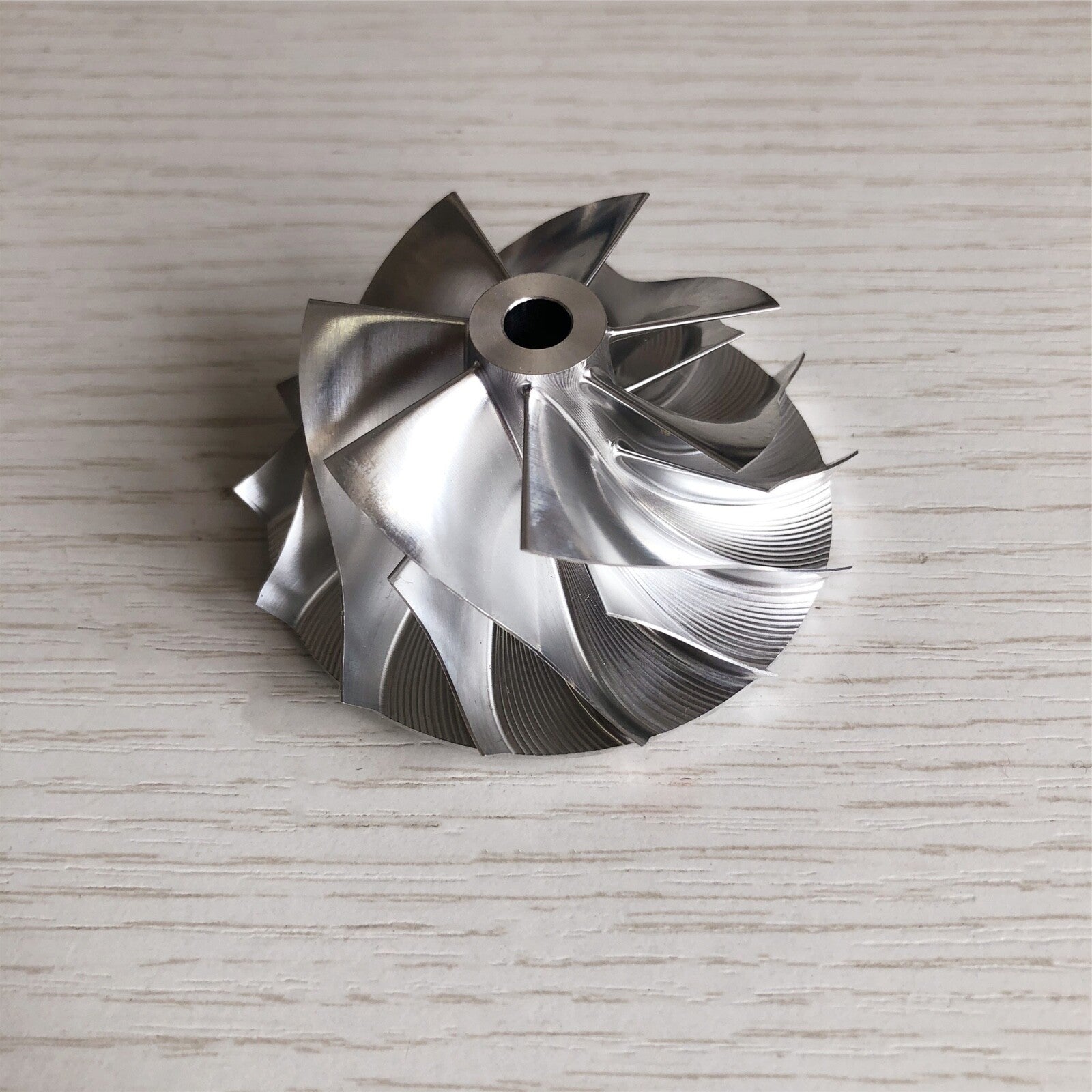 RHF5 45.28/60.00 mm 7+7 Blade Performance Turbocharger Blank Compressor Wheel