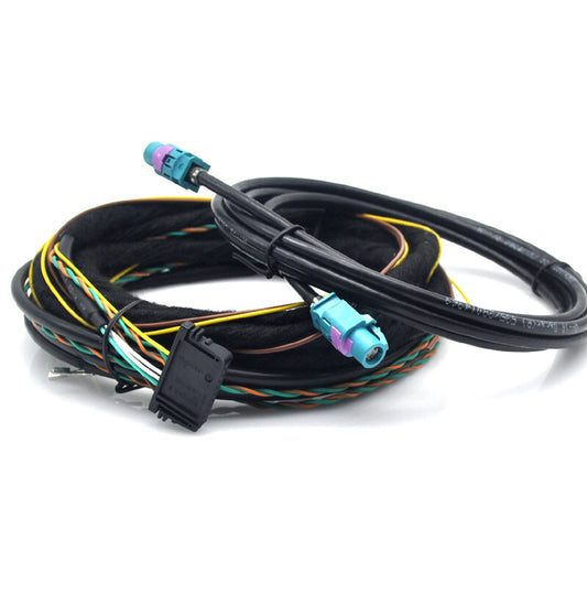 Reverse backup Camera retrofit Cable wiring for BMW E60 E90 E87 E88 E70 E71 CIC
